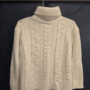 Cable Knit Turtleneck Sweater